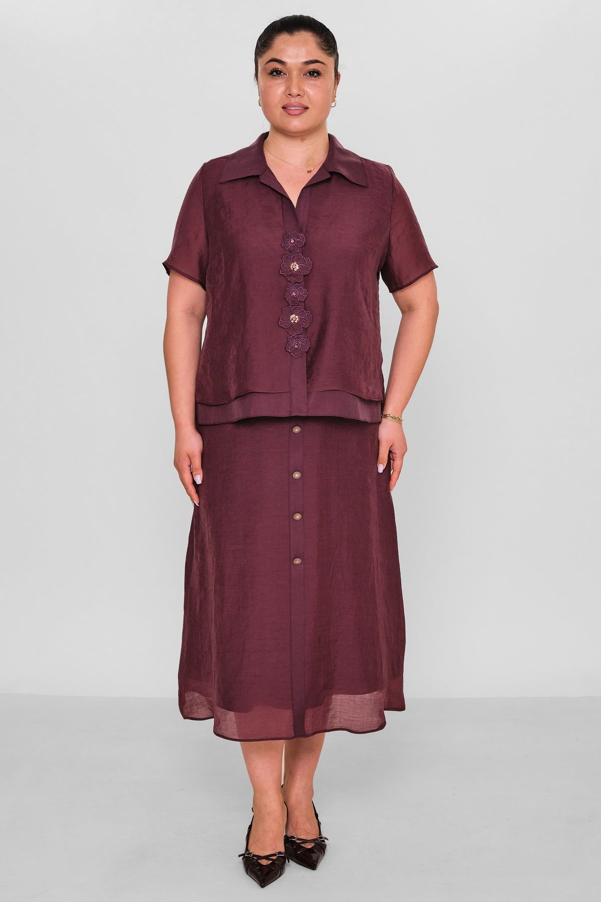 Dress Port - Plus Size Suit (DSP26Y3503) - 8690200179785