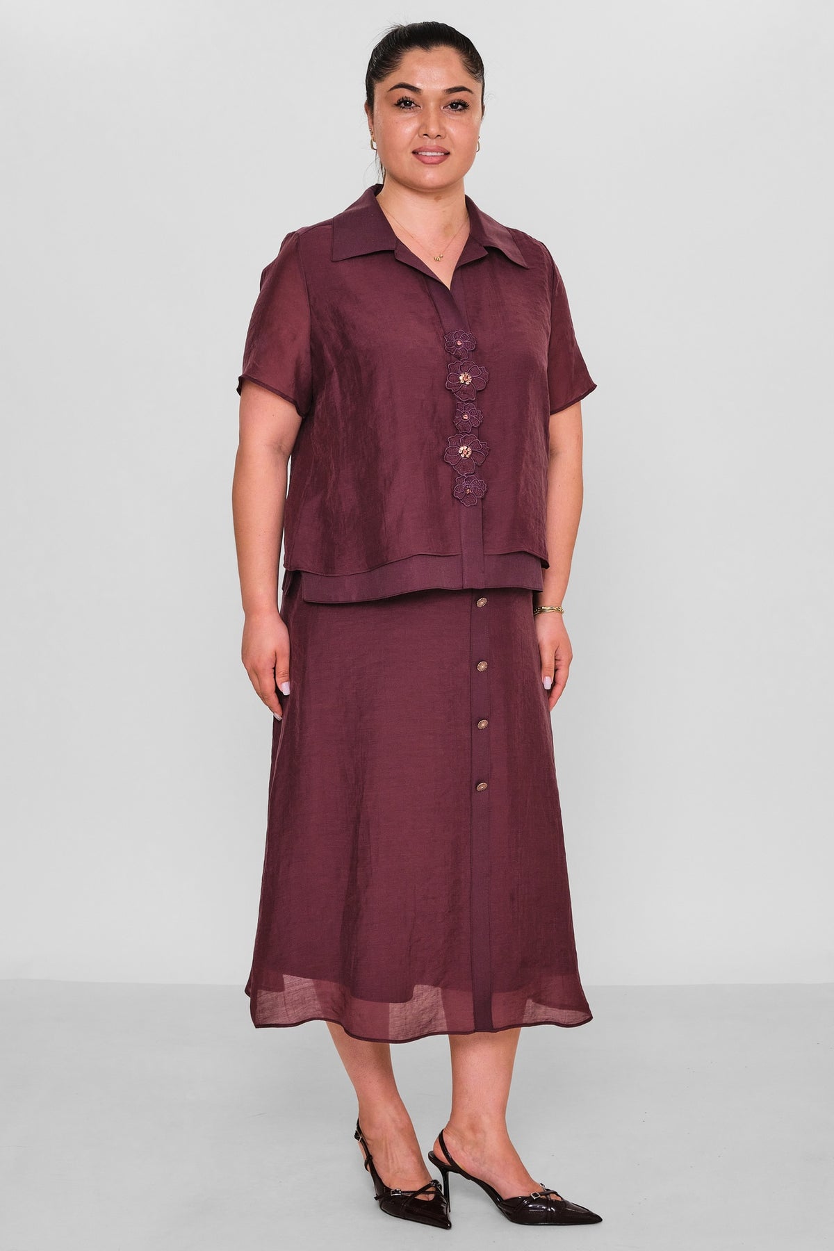 Dress Port - Plus Size Suit (DSP26Y3503) - 8690200179785