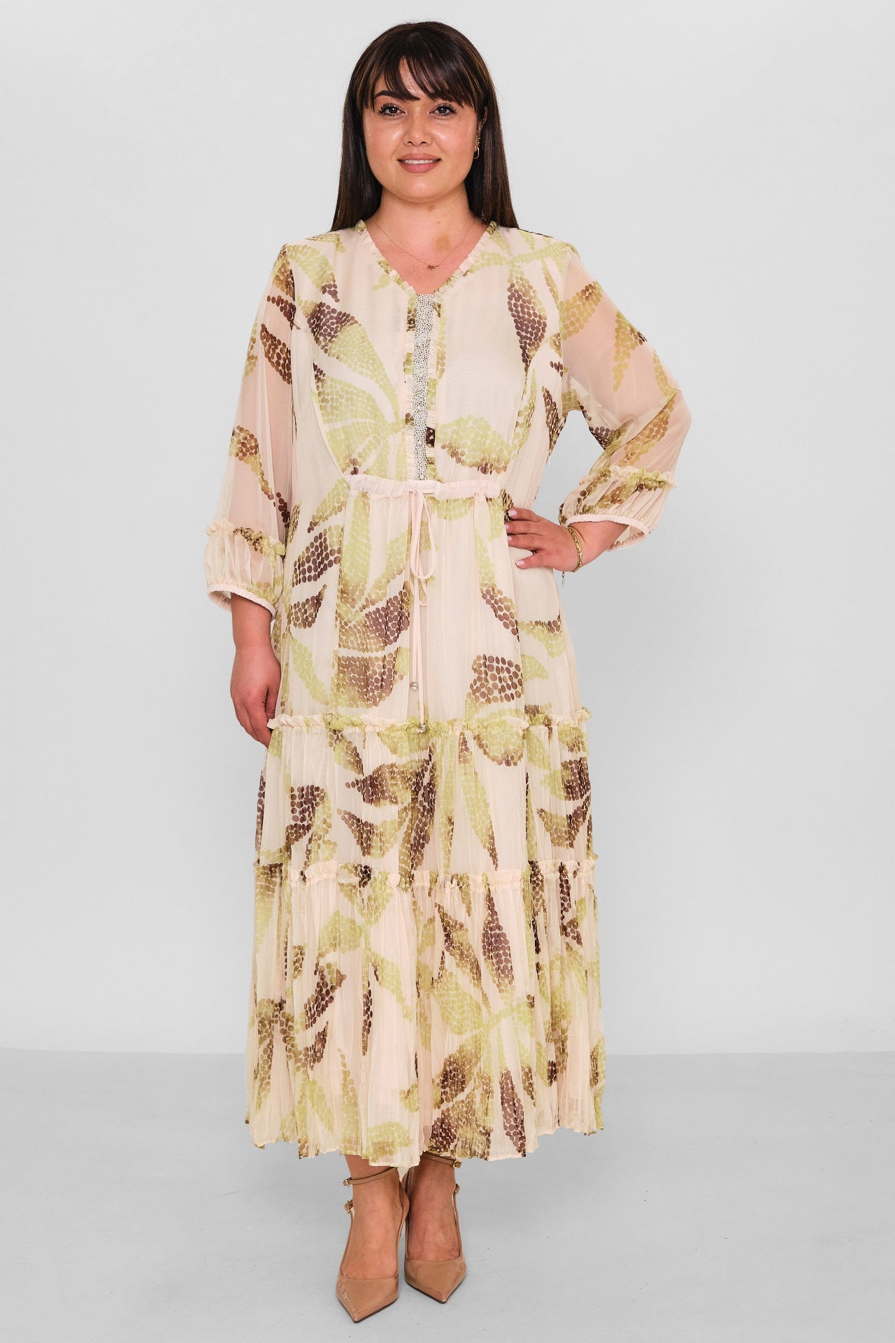 Gumanize - Extended Plus Size Dress (GMZ2026-579-6668) - 8690200180811