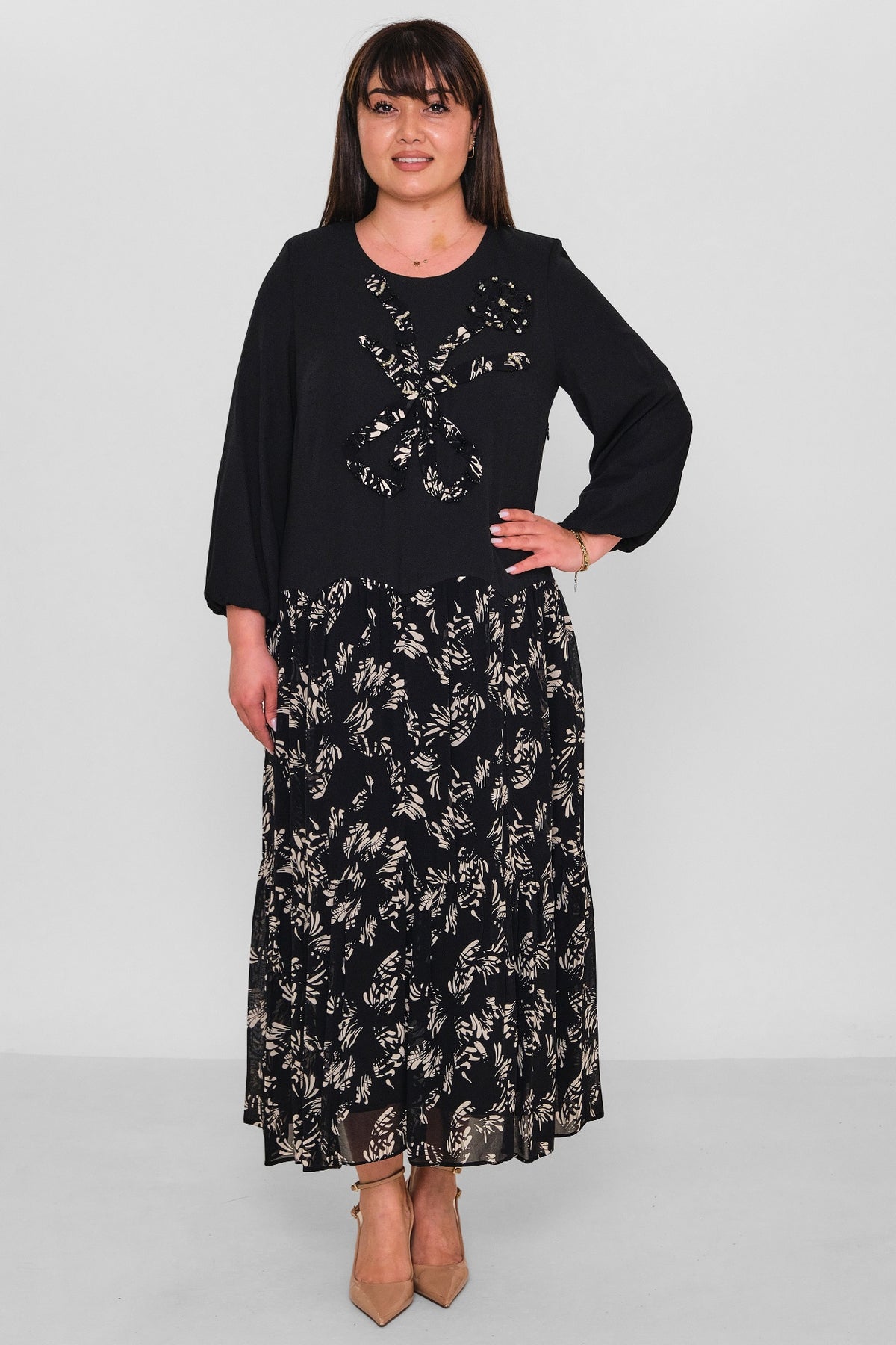 Gumanize - Plus Size Dress (GMZ2026-631-7885) - 8690200180842