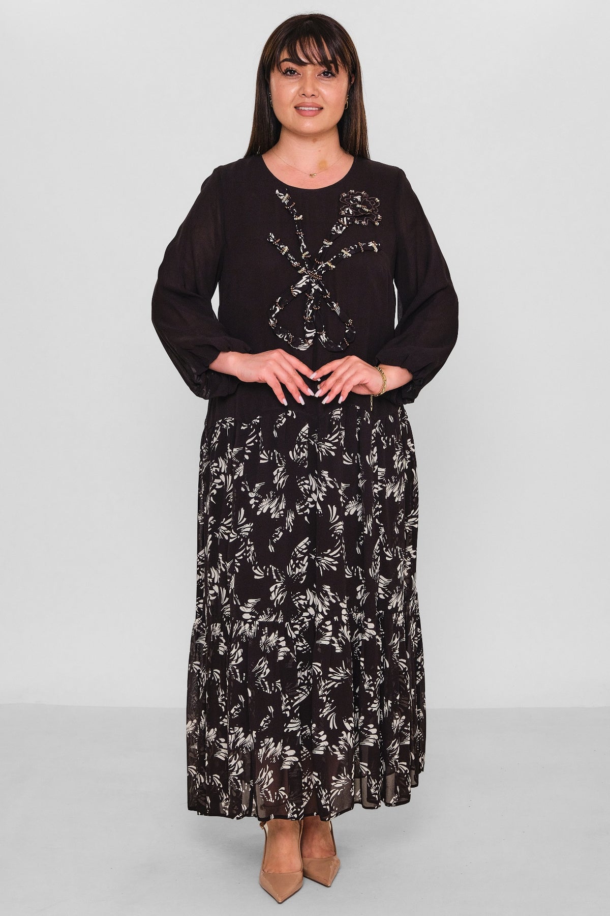Gumanize - Plus Size Dress (GMZ2026-631-7885) - 8690200180859