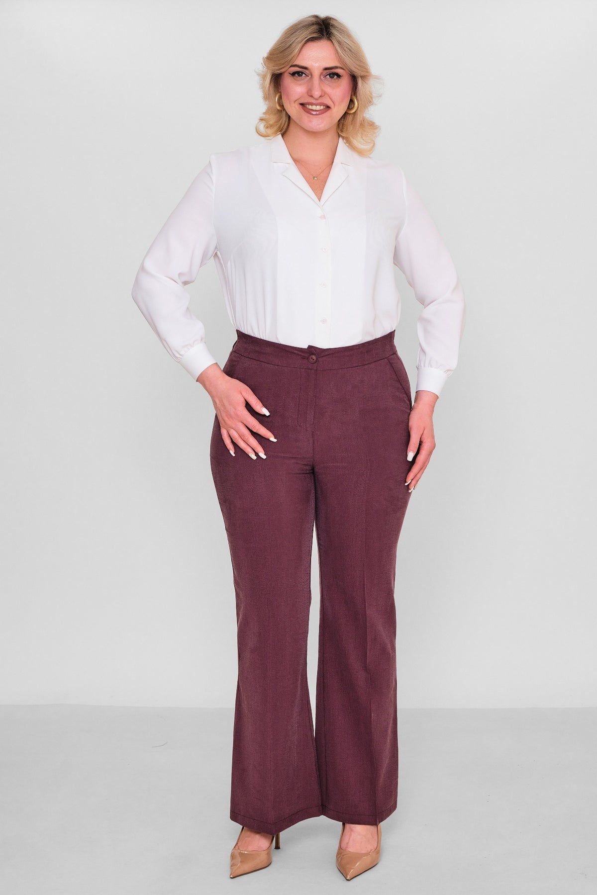 Fimore - Plus Size Trousers (FMR26Y2724-24) - 8690200180934