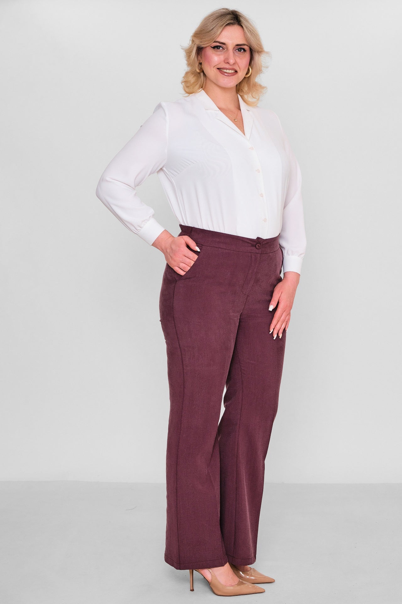 Fimore - Plus Size Trousers (FMR26Y2724-24) - 8690200180934