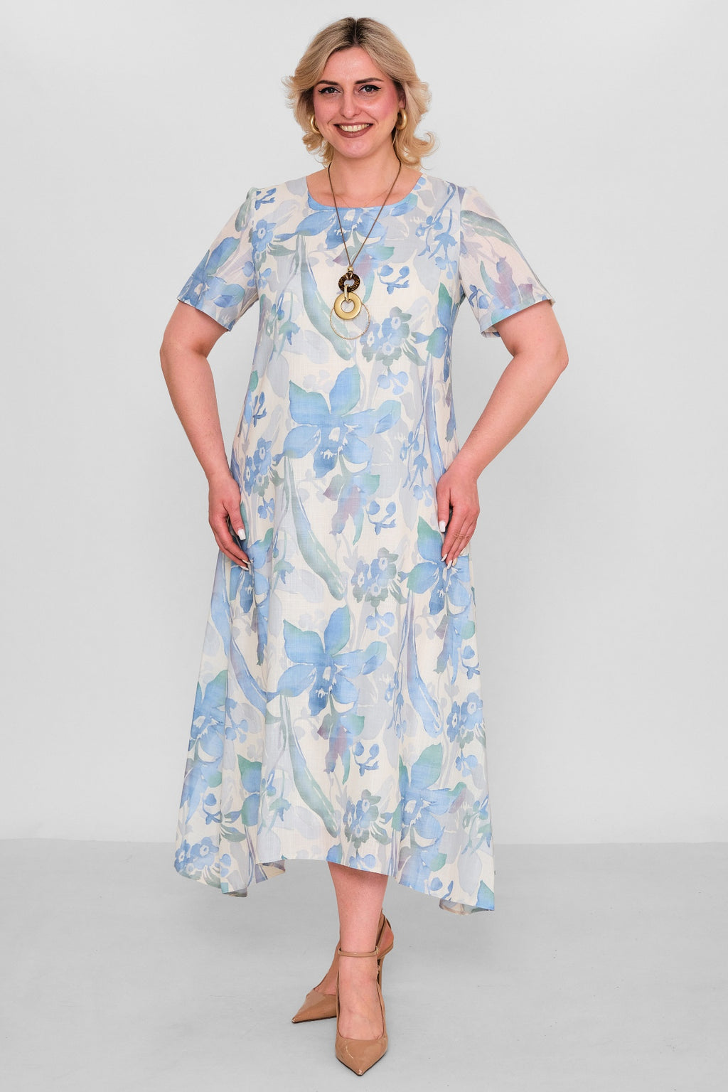 Ksas - Plus Size Dress (KSAS32398) - 8690200181061