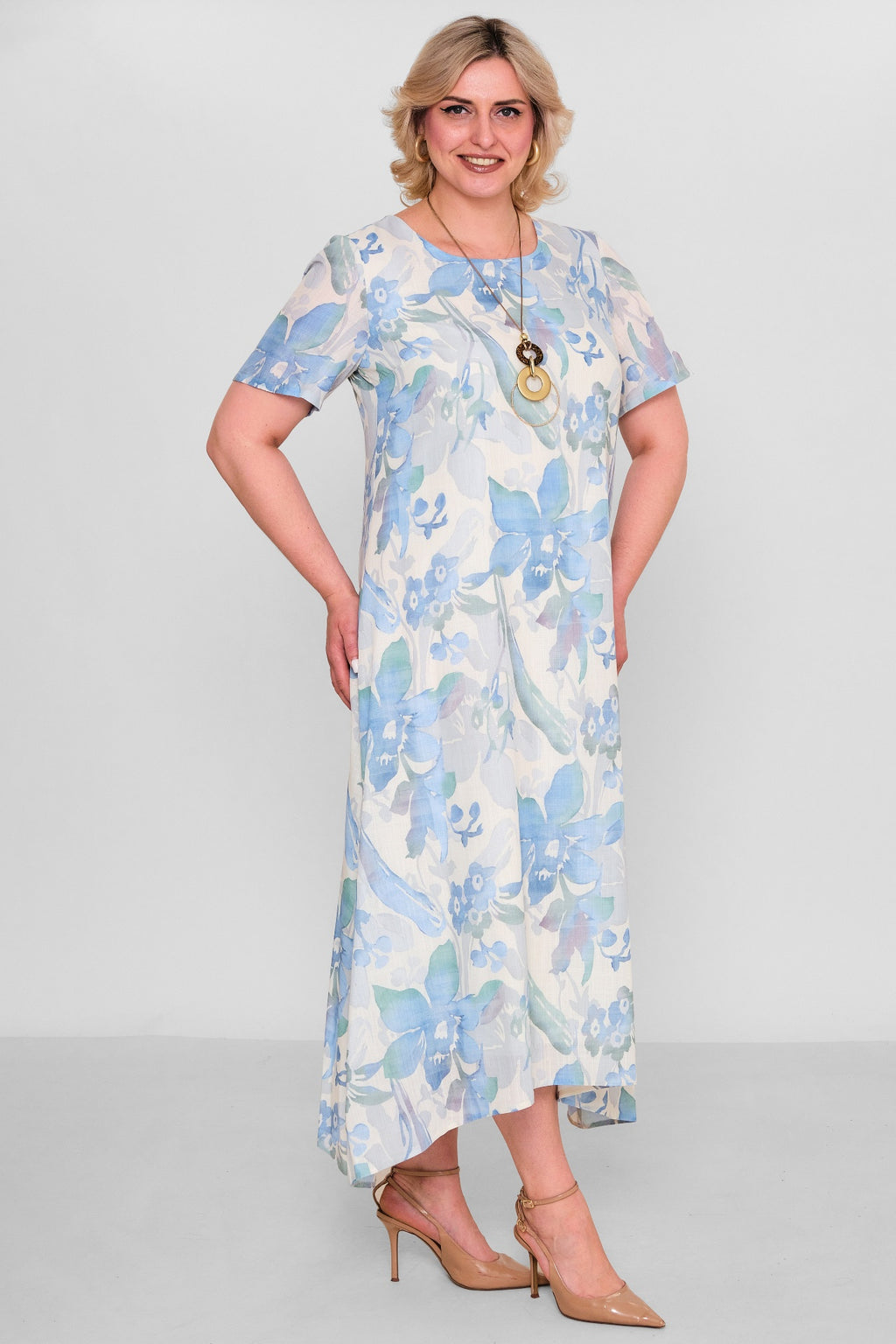 Ksas - Plus Size Dress (KSAS32398) - 8690200181061