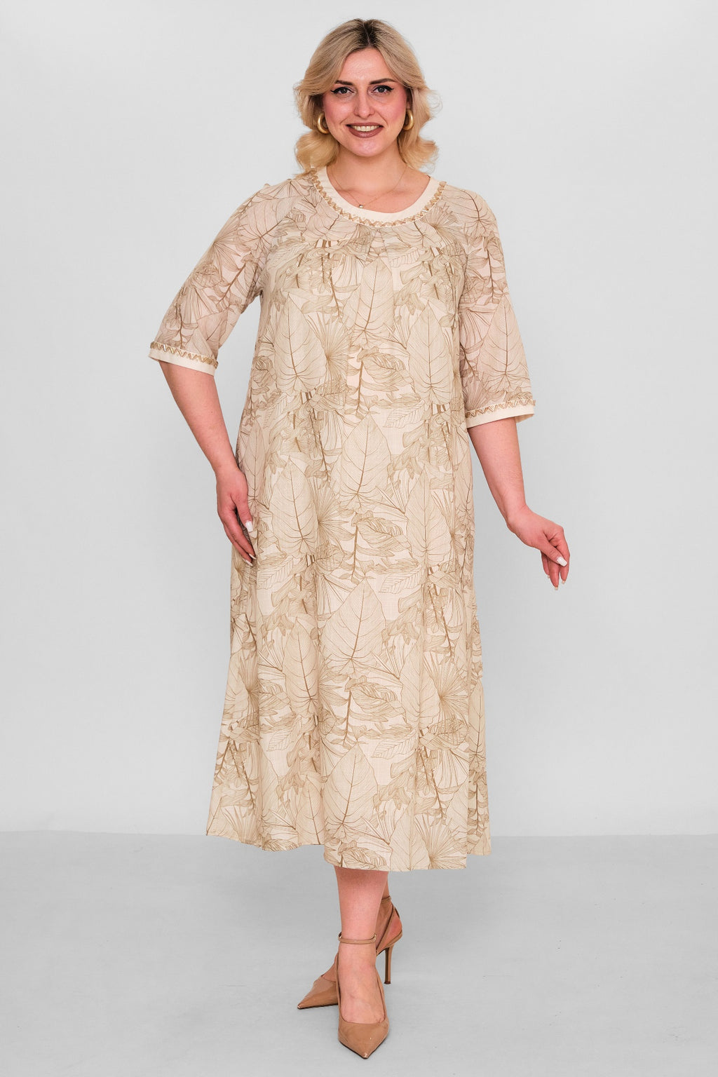Ksas - Plus Size Dress (KSAS32406) - 8690200181092