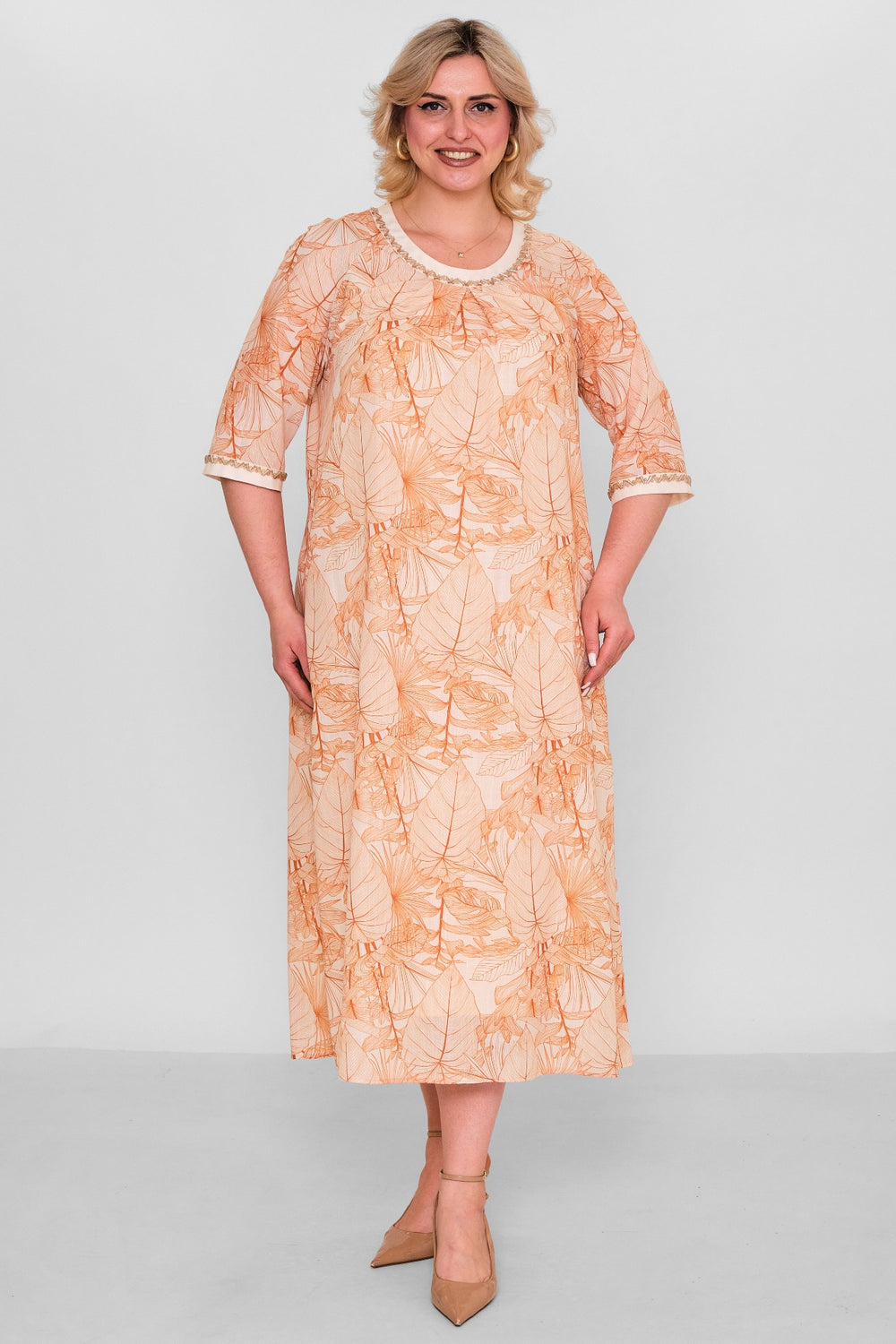Ksas - Plus Size Dress (KSAS32406) - 8690200181108