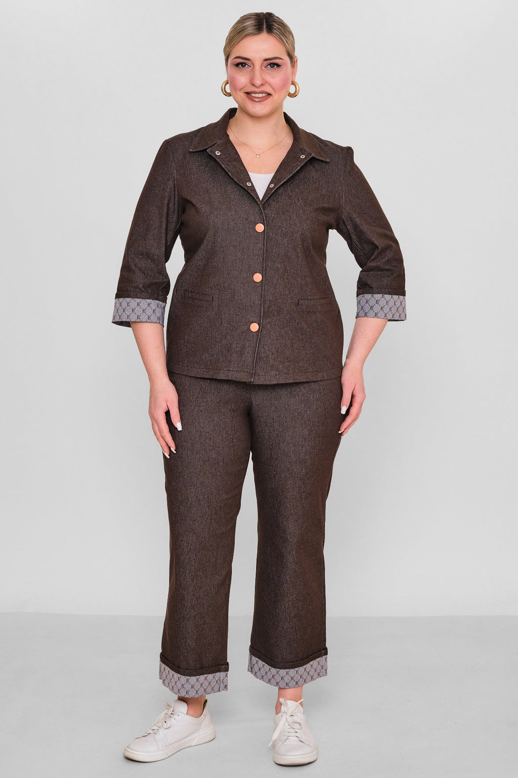 Elitline - Plus Size Suit (ELT26Y7-34-4073) - 8690200181122