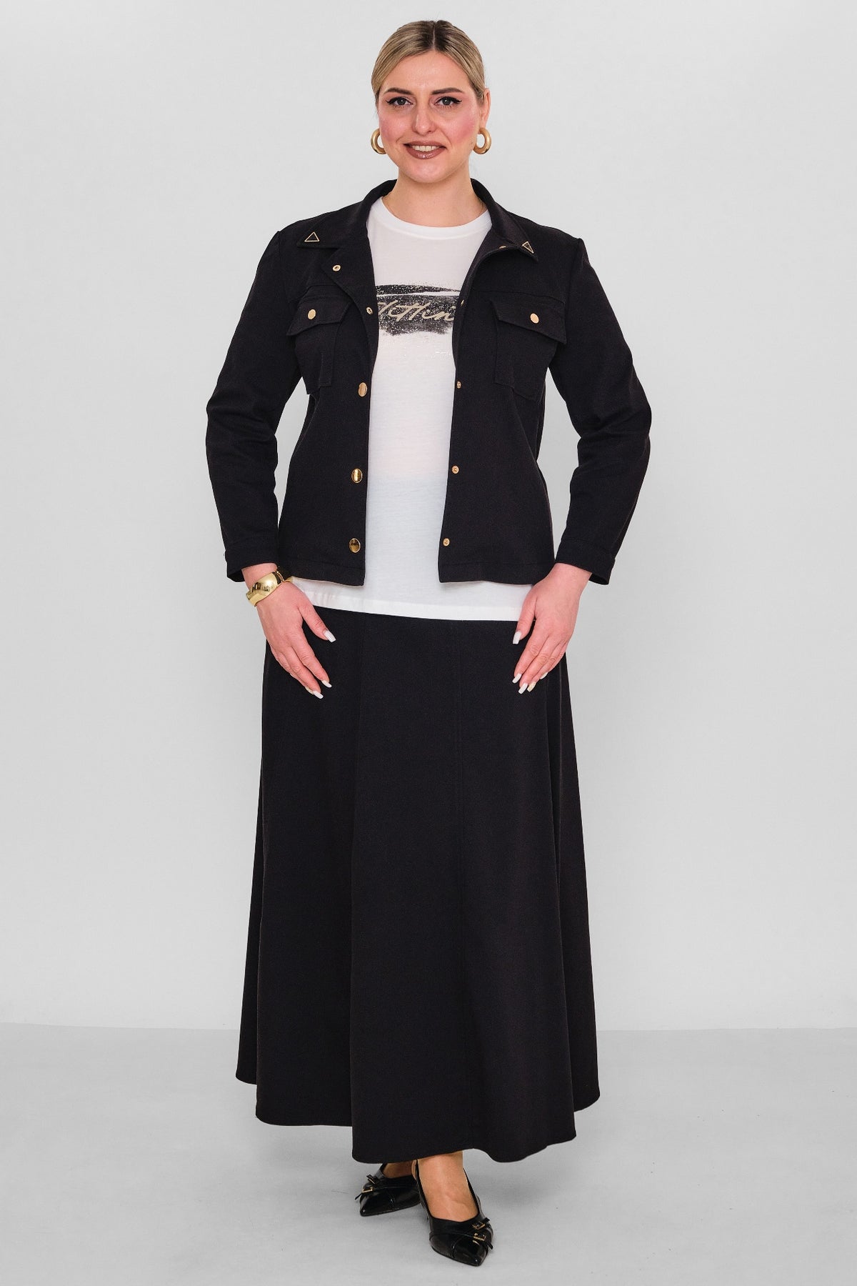Elitline - Plus Size Suit (ELT26Y7-43-4071) - 8690200181146