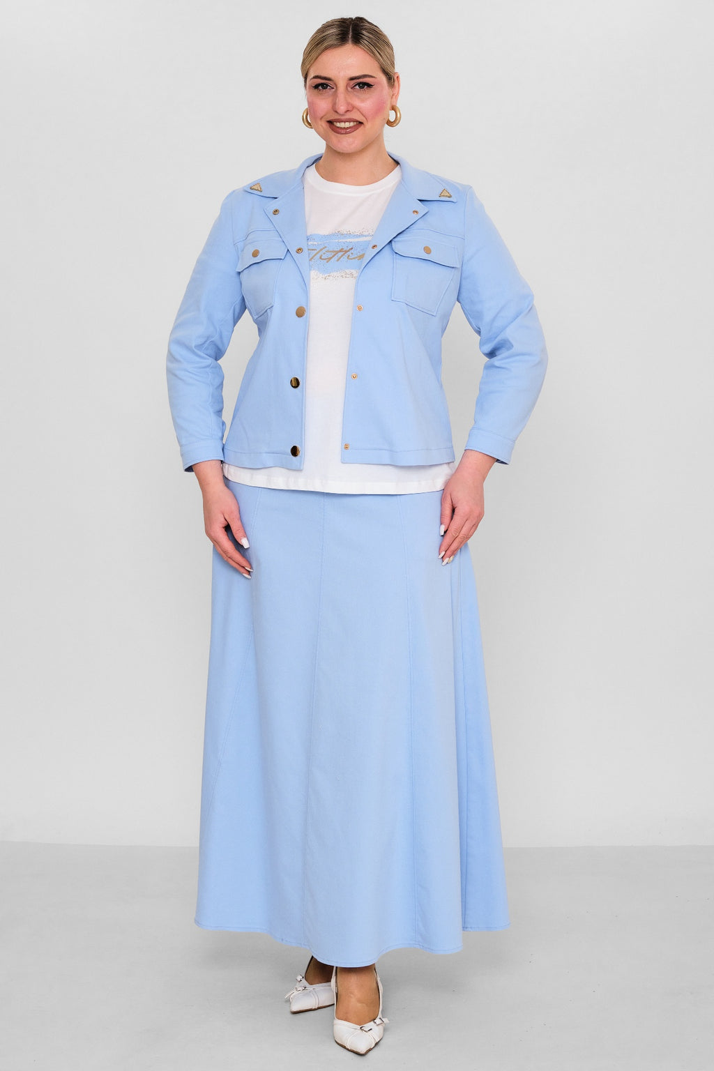 Elitline - Plus Size Suit (ELT26Y7-43-4071) - 8690200181160