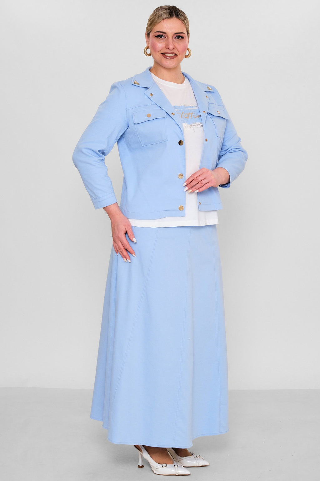 Elitline - Plus Size Suit (ELT26Y7-43-4071) - 8690200181160