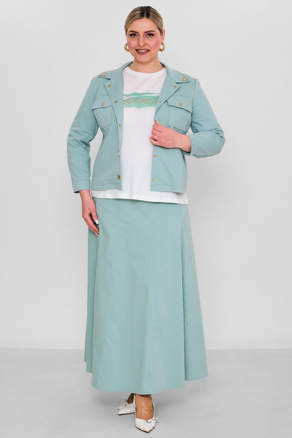 Elitline - Plus Size Suit (ELT26Y7-43-4071) - 8690200181177