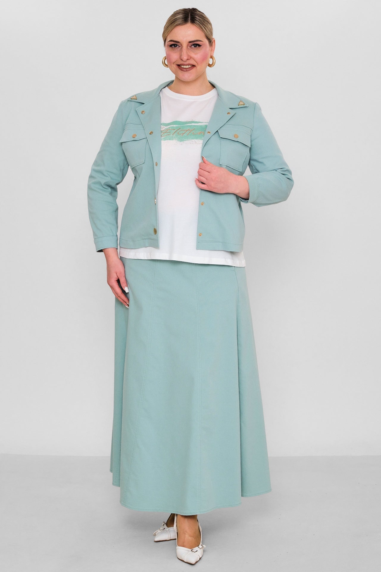 Elitline - Plus Size Suit (ELT26Y7-43-4071) - 8690200181177