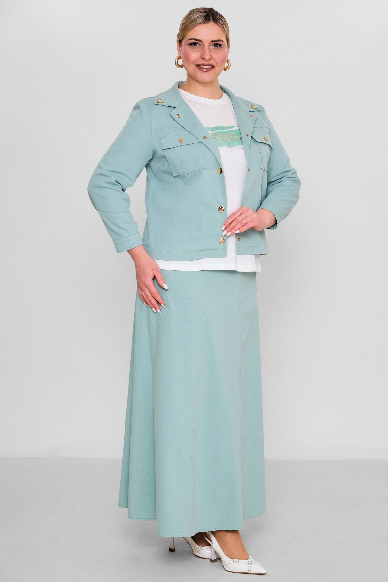 Elitline - Plus Size Suit (ELT26Y7-43-4071) - 8690200181177