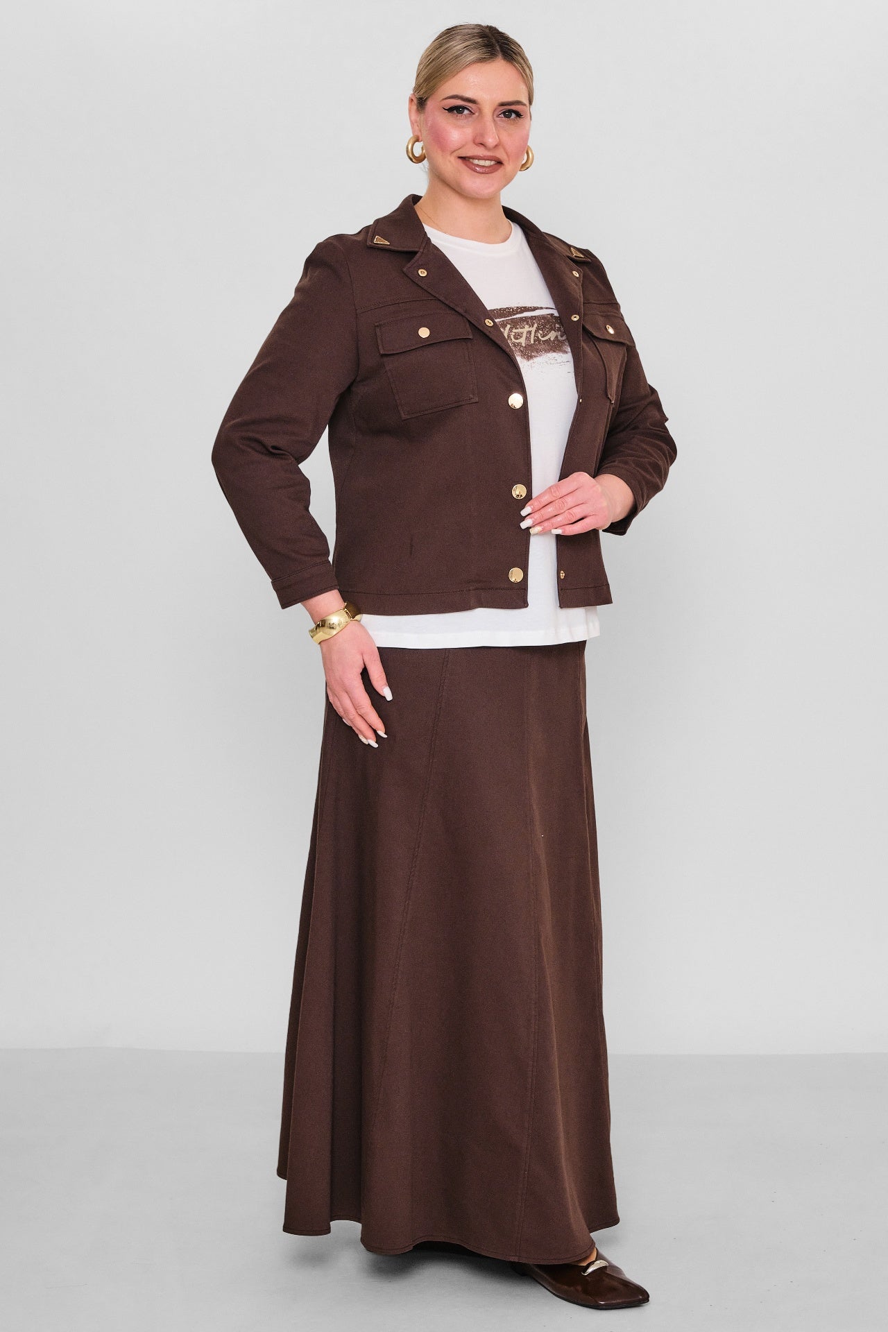 Elitline - Plus Size Suit (ELT26Y7-43-4071) - 8690200181207