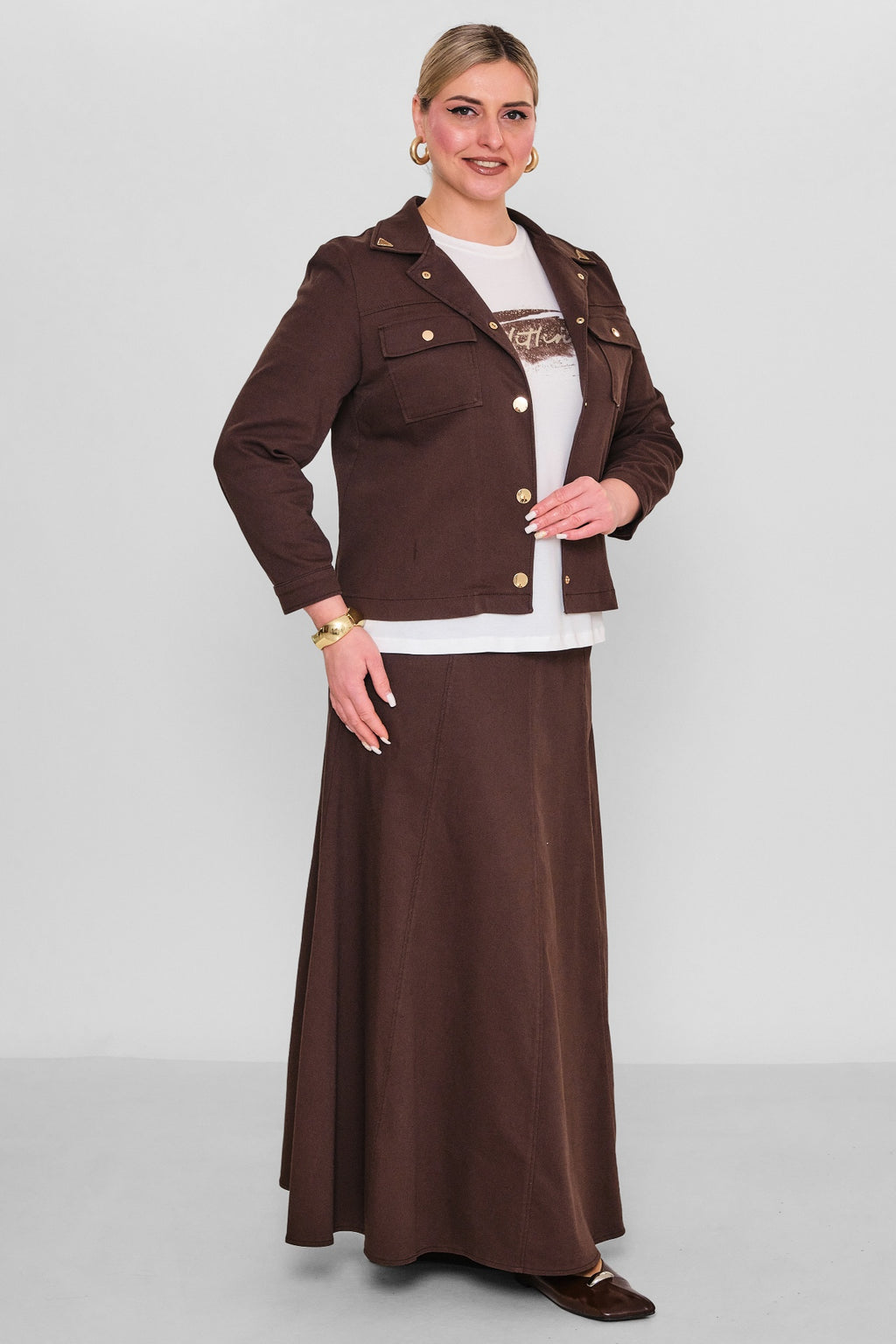 Elitline - Plus Size Suit (ELT26Y7-43-4071) - 8690200181207