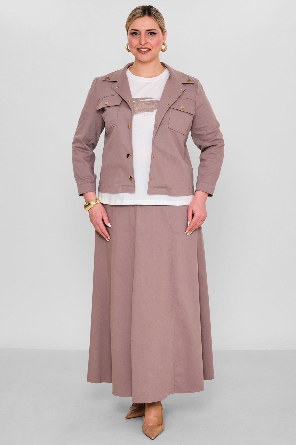 Elitline - Plus Size Suit (ELT26Y7-43-4071) - 8690200181221