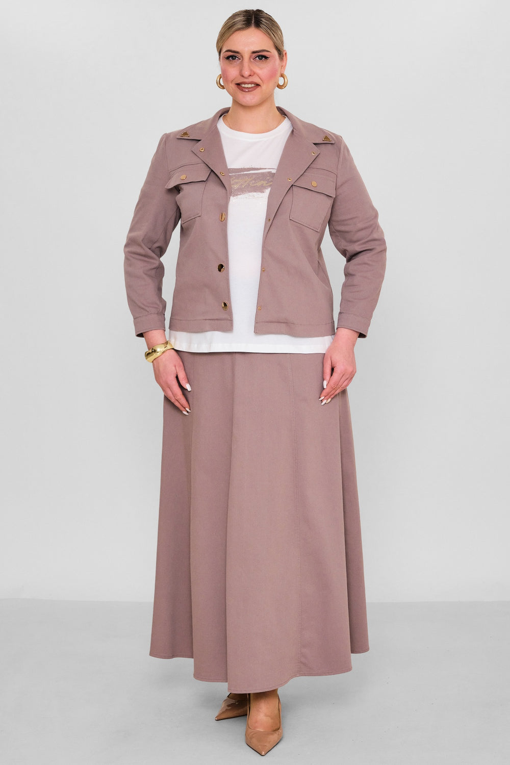 Elitline - Plus Size Suit (ELT26Y7-43-4071) - 8690200181221