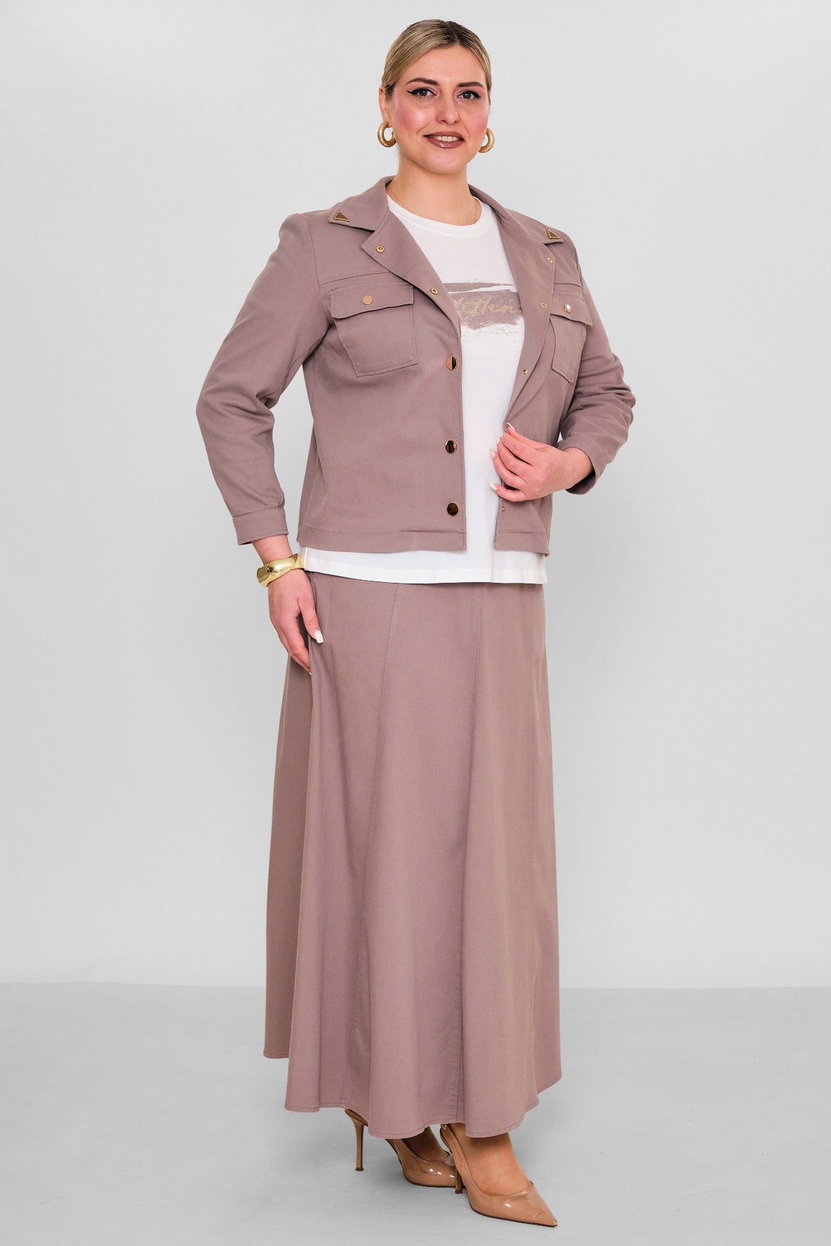 Elitline - Plus Size Suit (ELT26Y7-43-4071) - 8690200181221