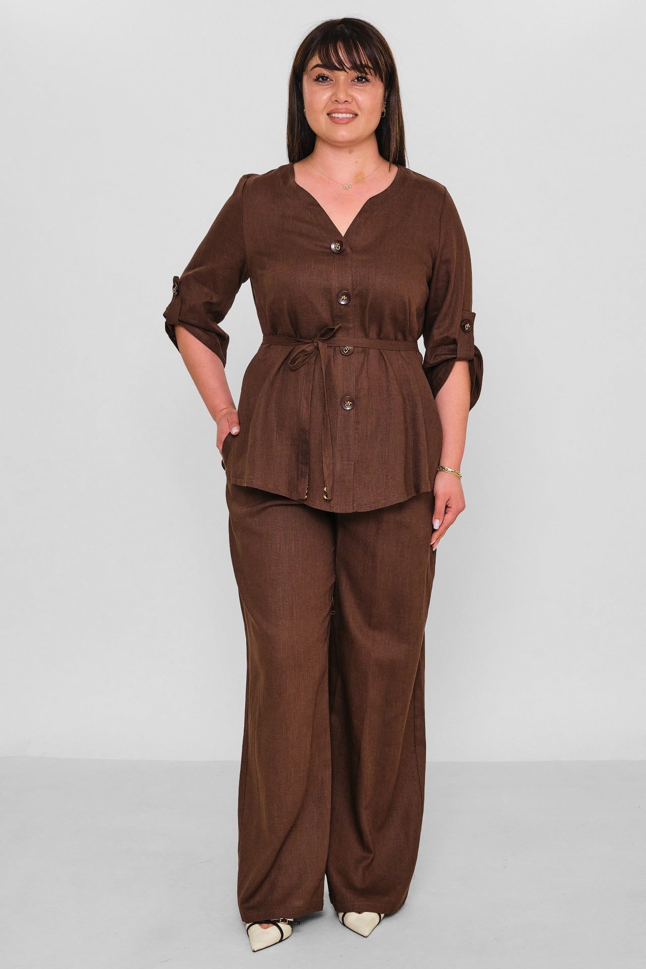 Dress Port - Plus Size Suit (DSP26Y3547) - 8690200181337