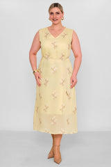 Laluce - Plus Size Dress (L2.Y26.ELB.2E688) - 8690200181627