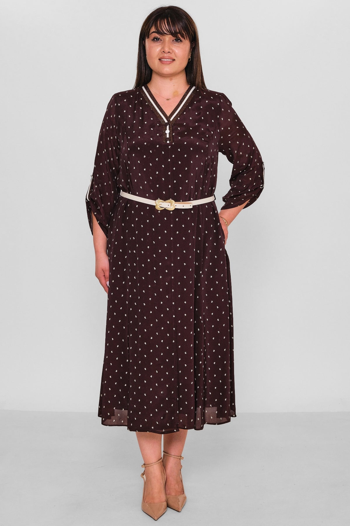 Gumanize - Plus Size Dress (GMZ2026-1003-8311) - 8690200181733