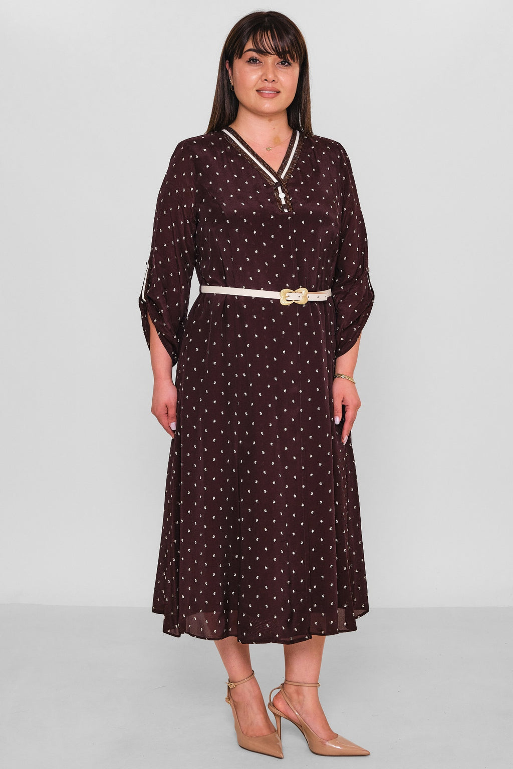 Gumanize - Plus Size Dress (GMZ2026-1003-8311) - 8690200181733