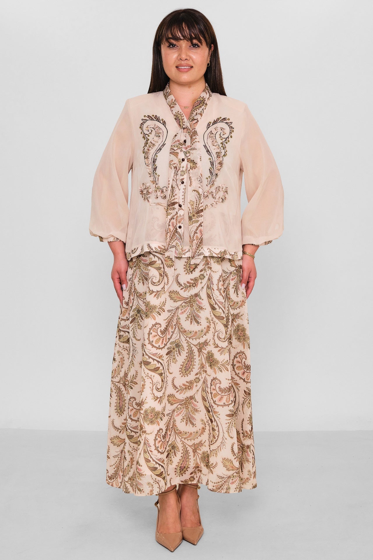 Gumanize - Plus Size Dress (GMZ2026-413-8152) - 8690200181757