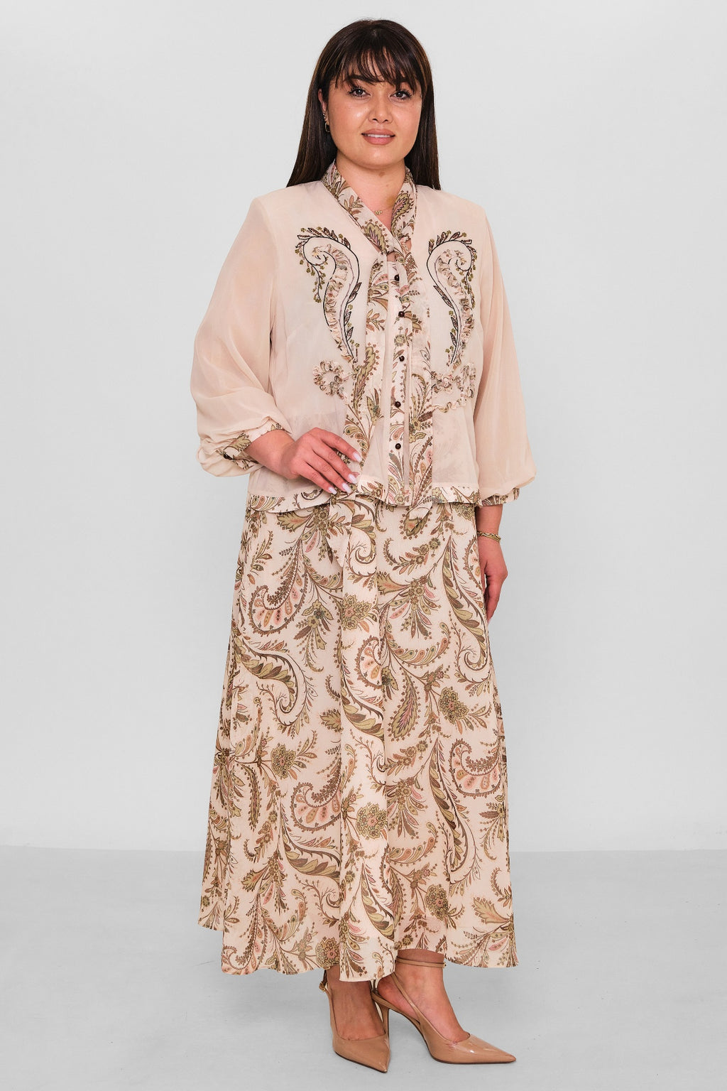Gumanize - Plus Size Dress (GMZ2026-413-8152) - 8690200181757