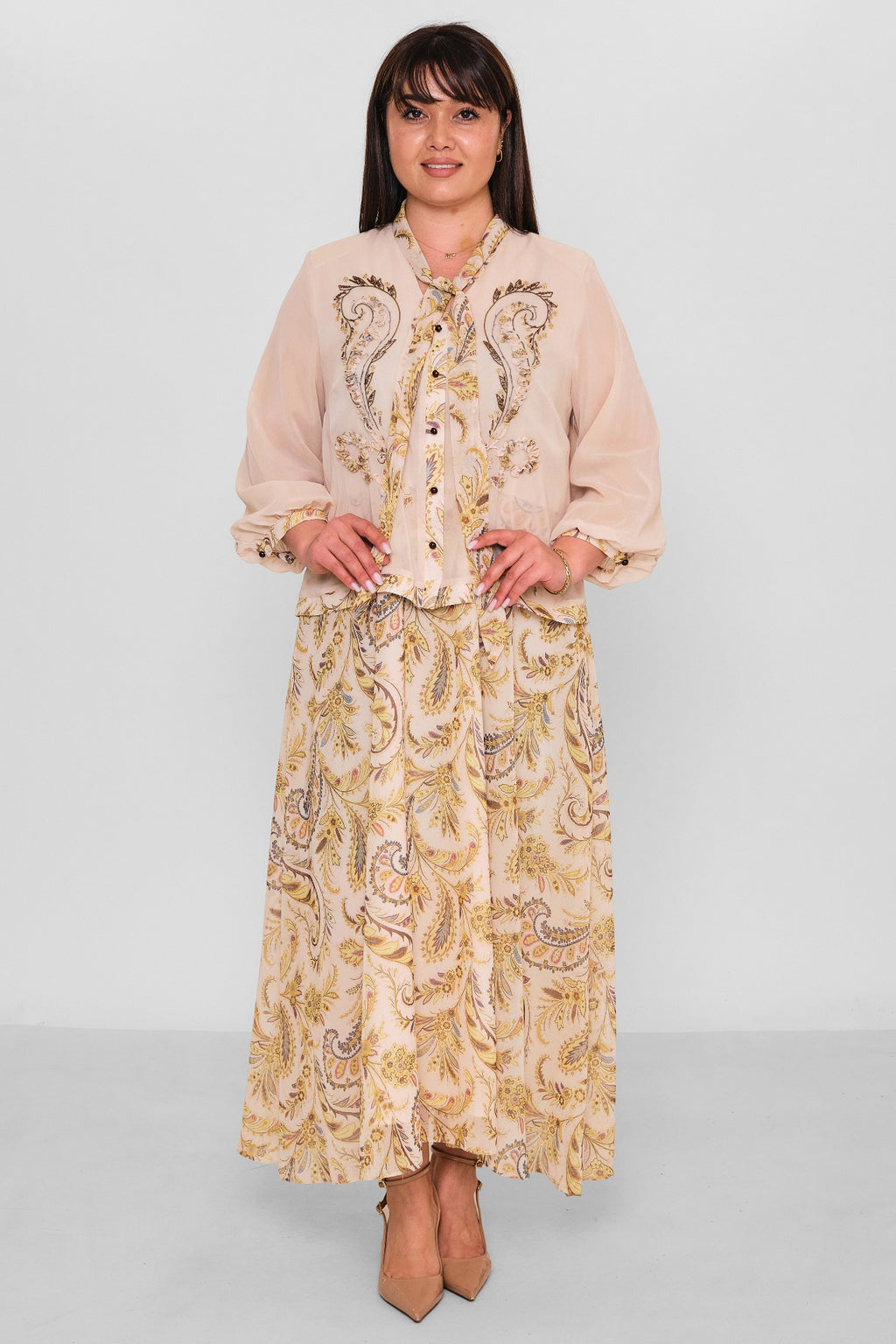 Gumanize - Plus Size Dress (GMZ2026-413-8152) - 8690200181771