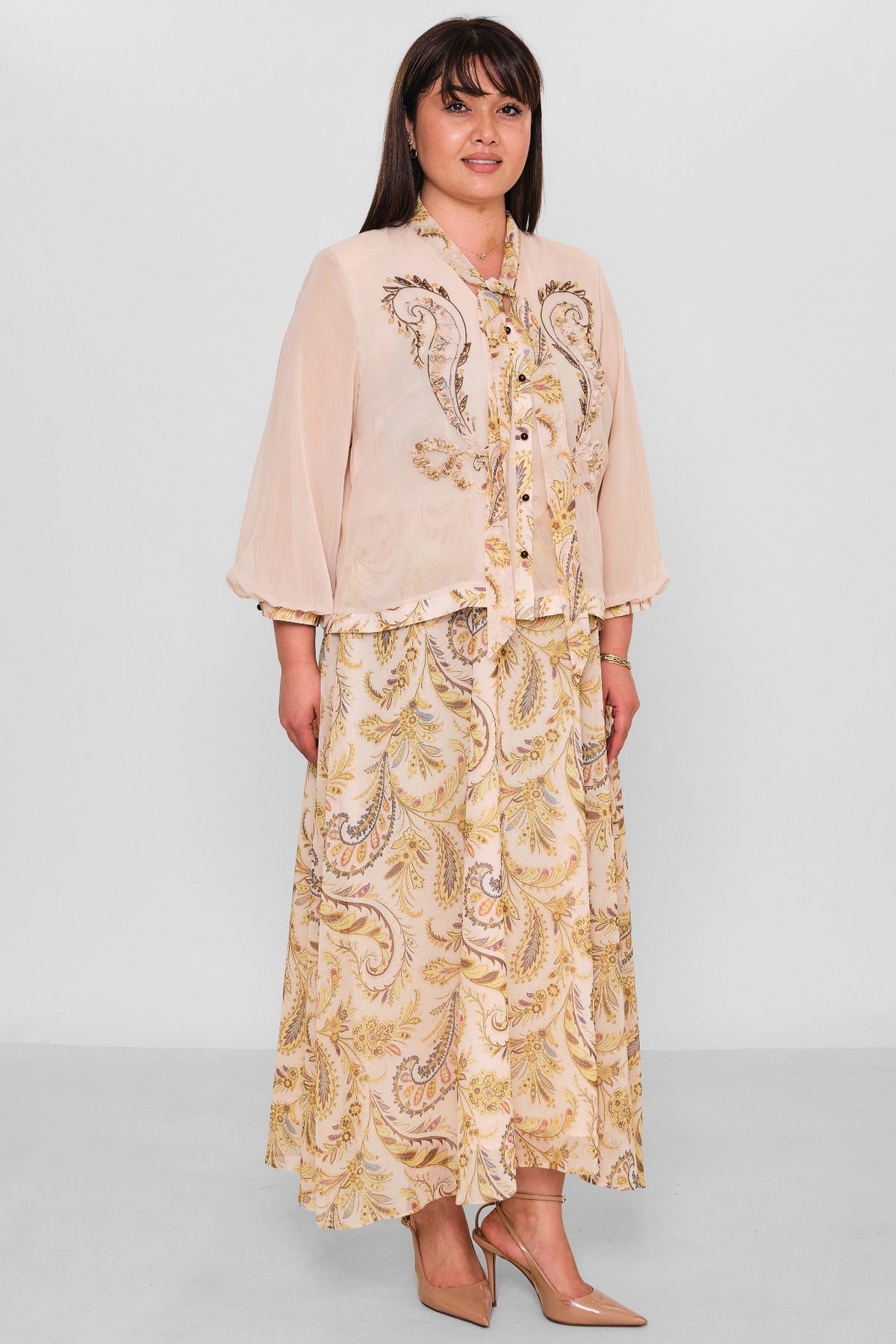 Gumanize - Plus Size Dress (GMZ2026-413-8152) - 8690200181771