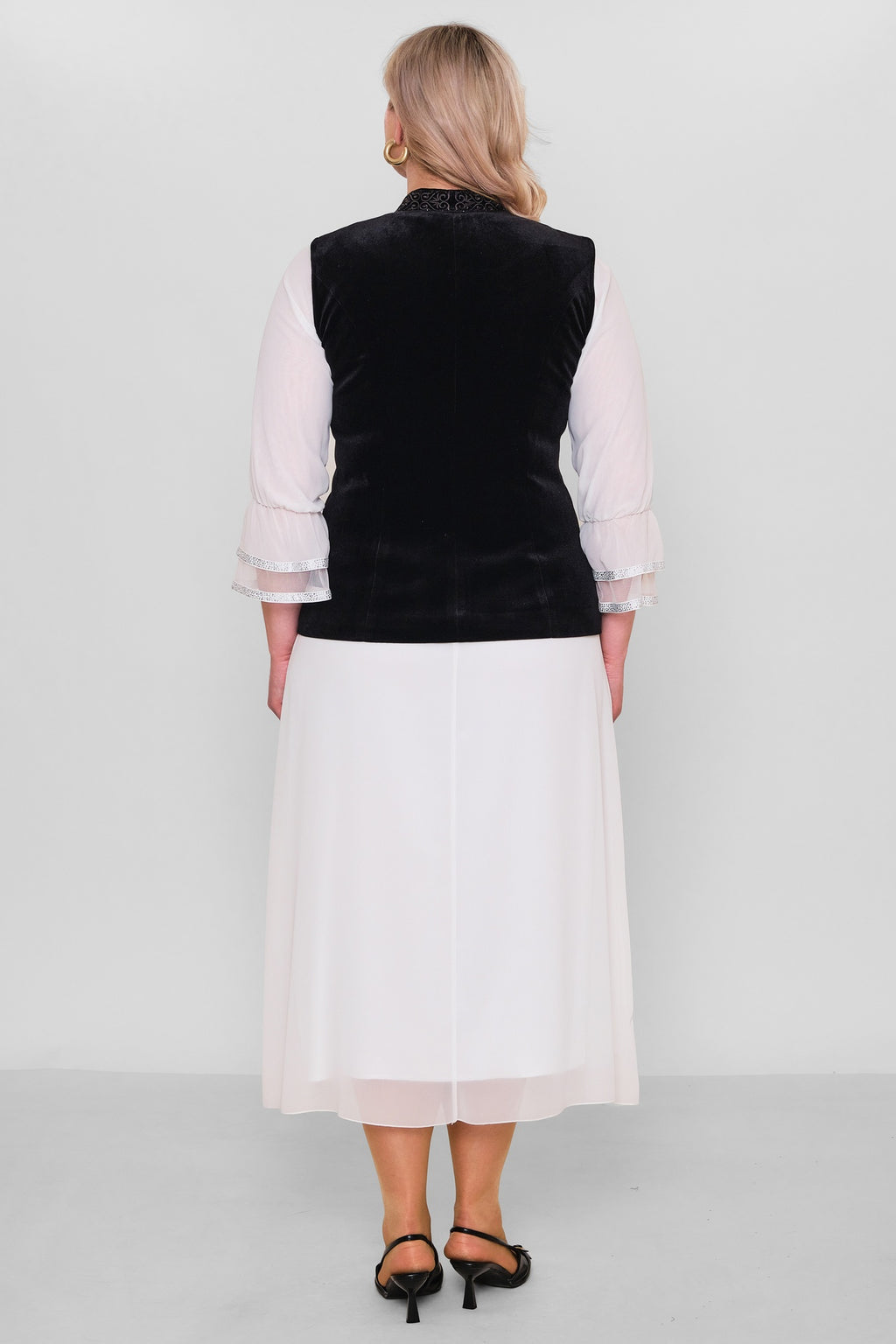 Ksas - Plus Size Waistcoat (KSAS4198)