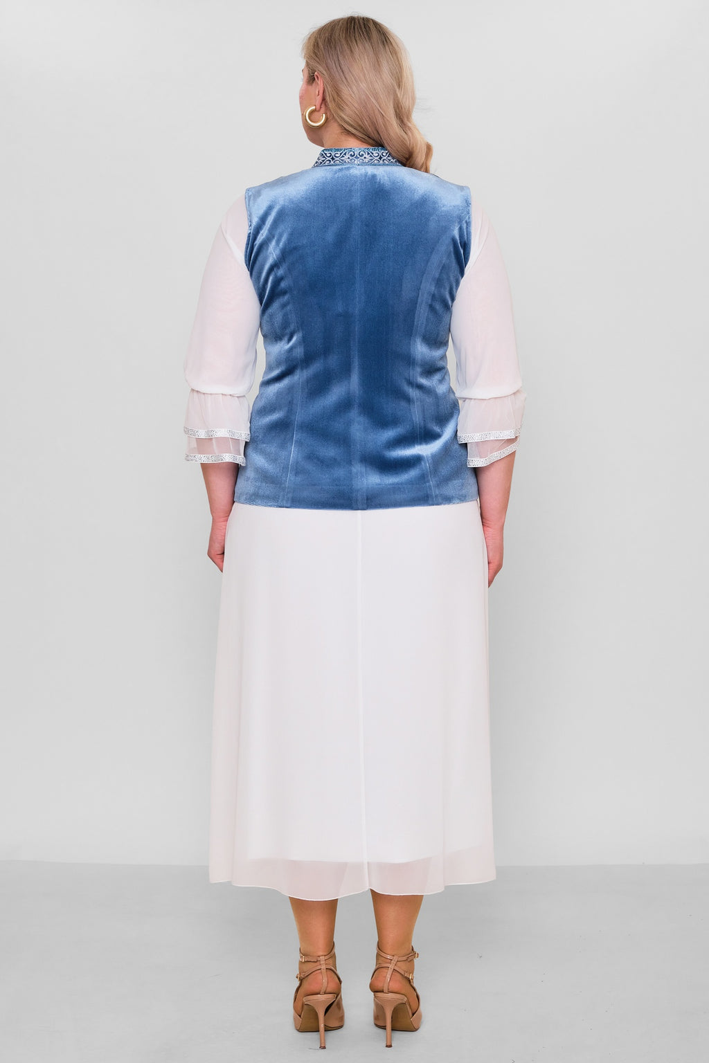 Ksas - Plus Size Waistcoat (KSAS4198)