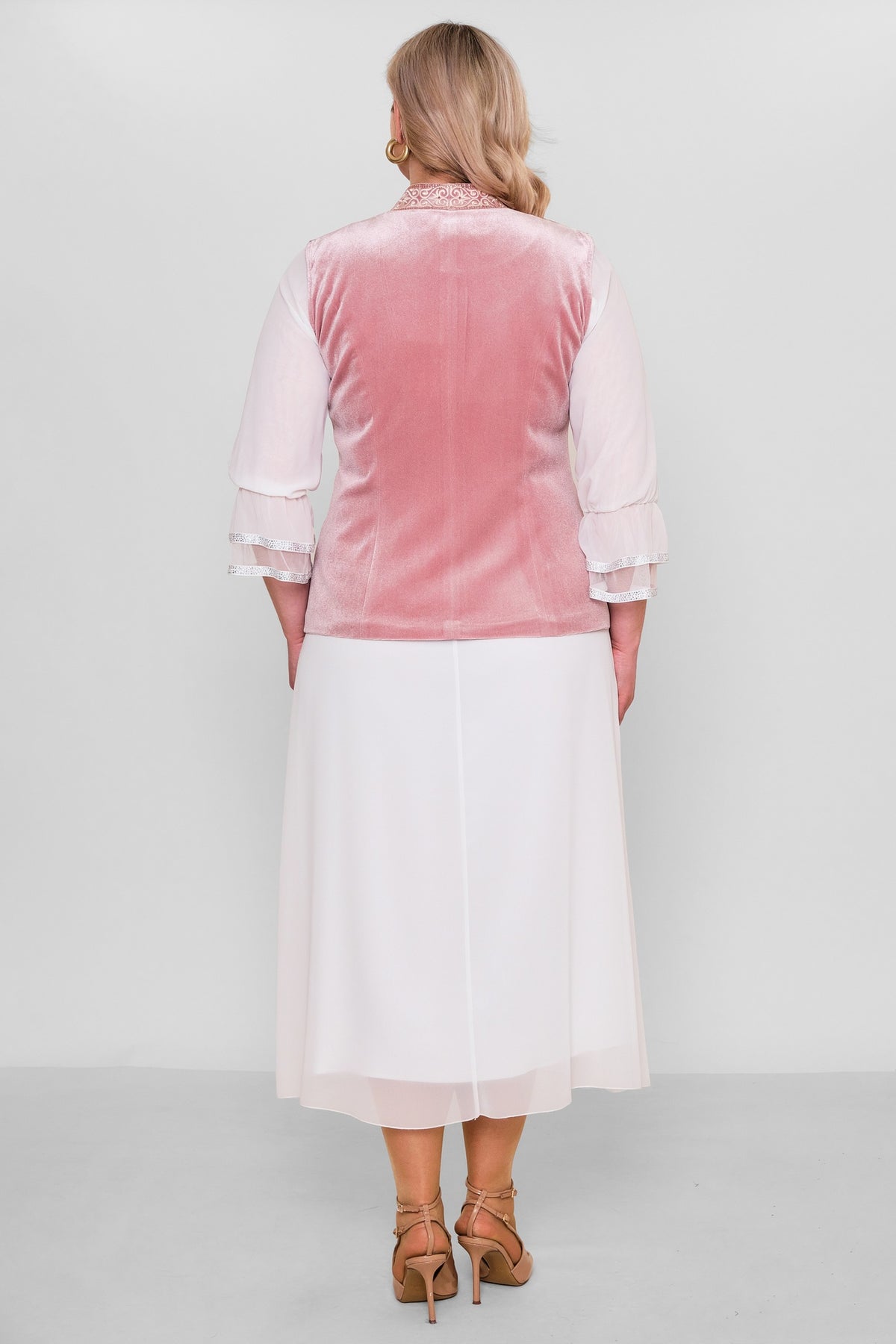 Ksas - Plus Size Waistcoat (KSAS4198)