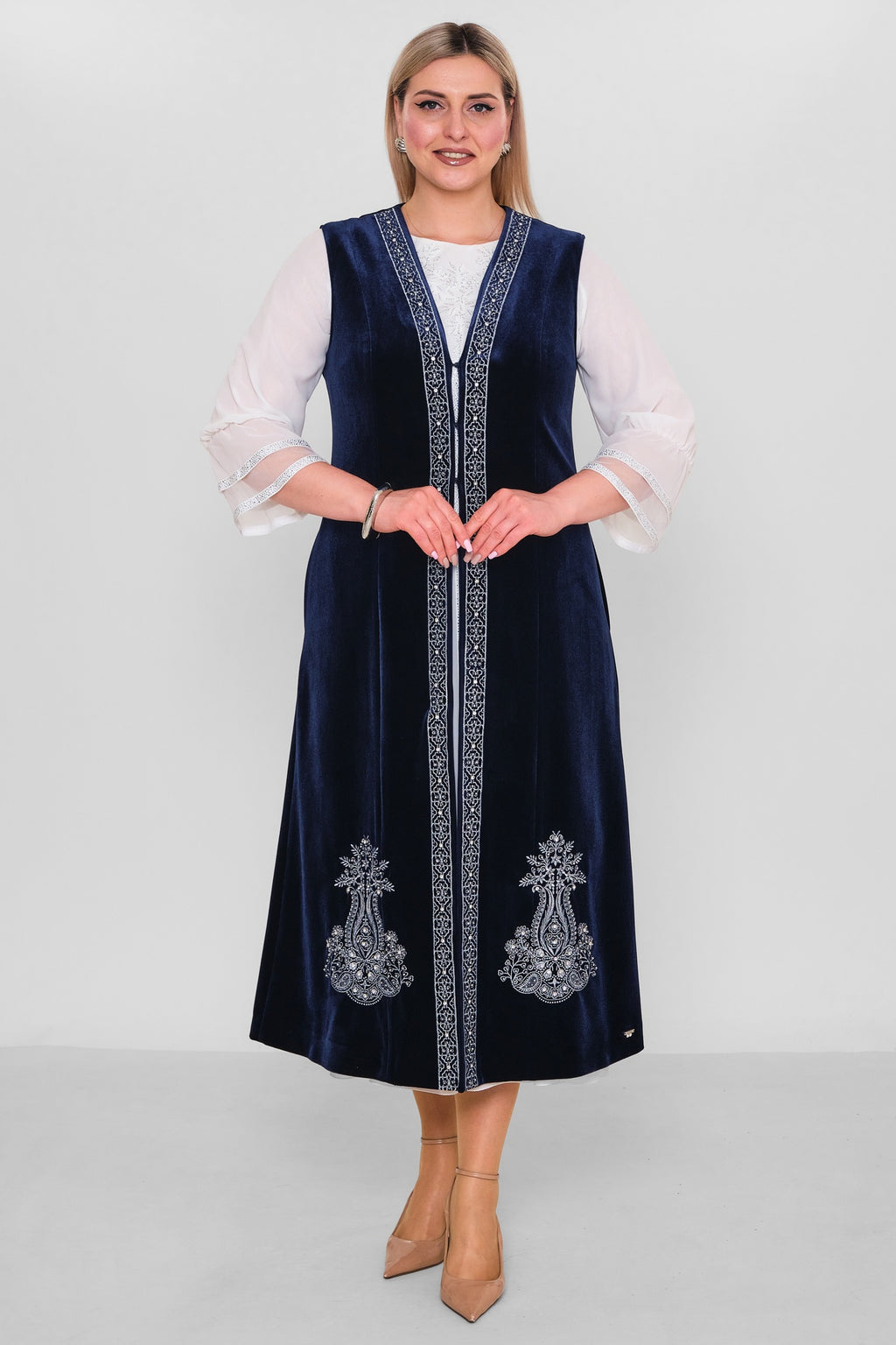 Ksas - Plus Size Cardigan (KSASEH-32) - 8690200182440