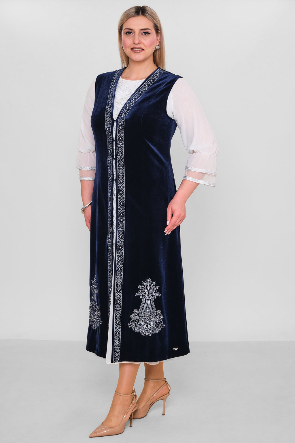 Ksas - Plus Size Cardigan (KSASEH-32) - 8690200182440