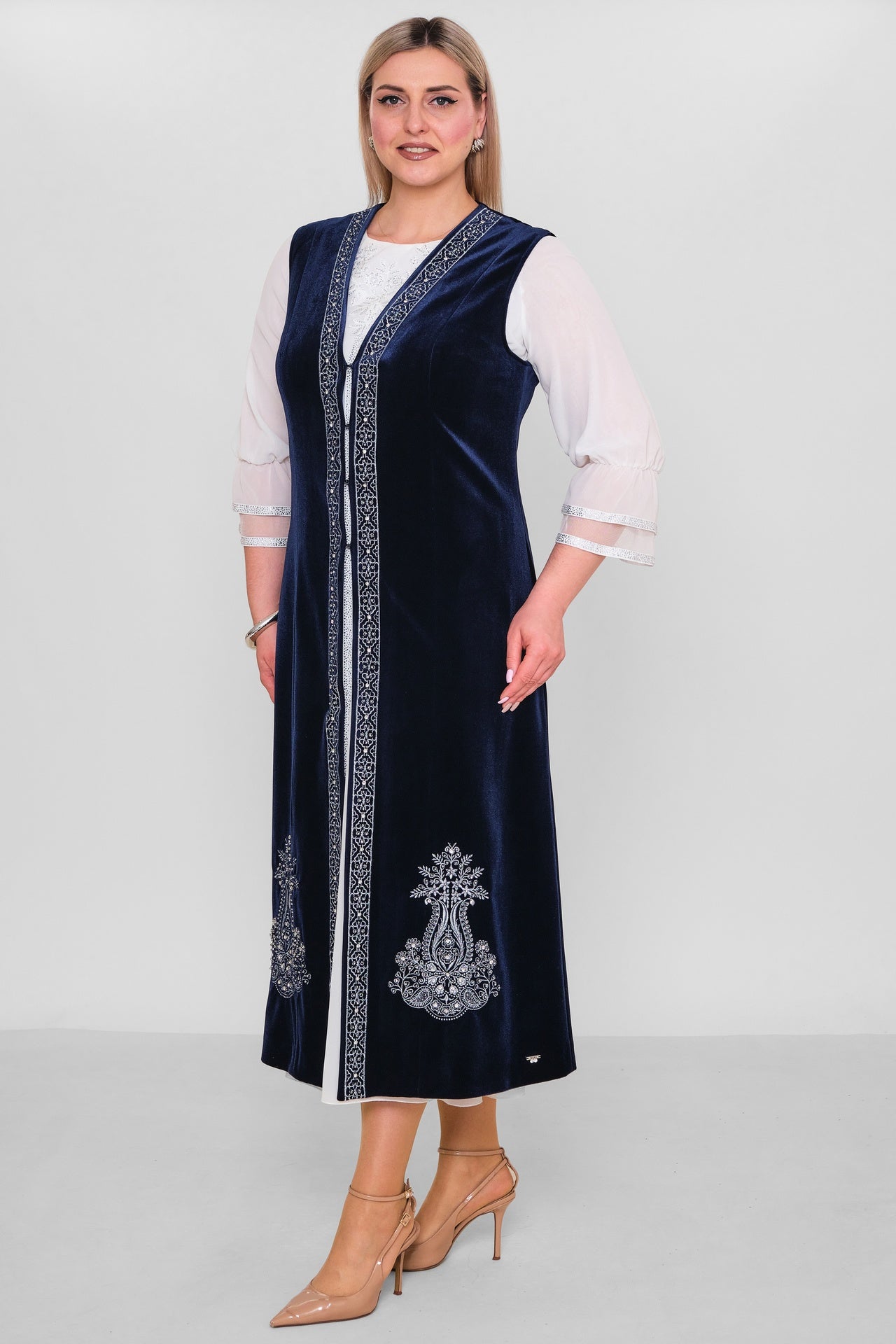 Ksas - Plus Size Cardigan (KSASEH-32) - 8690200182440