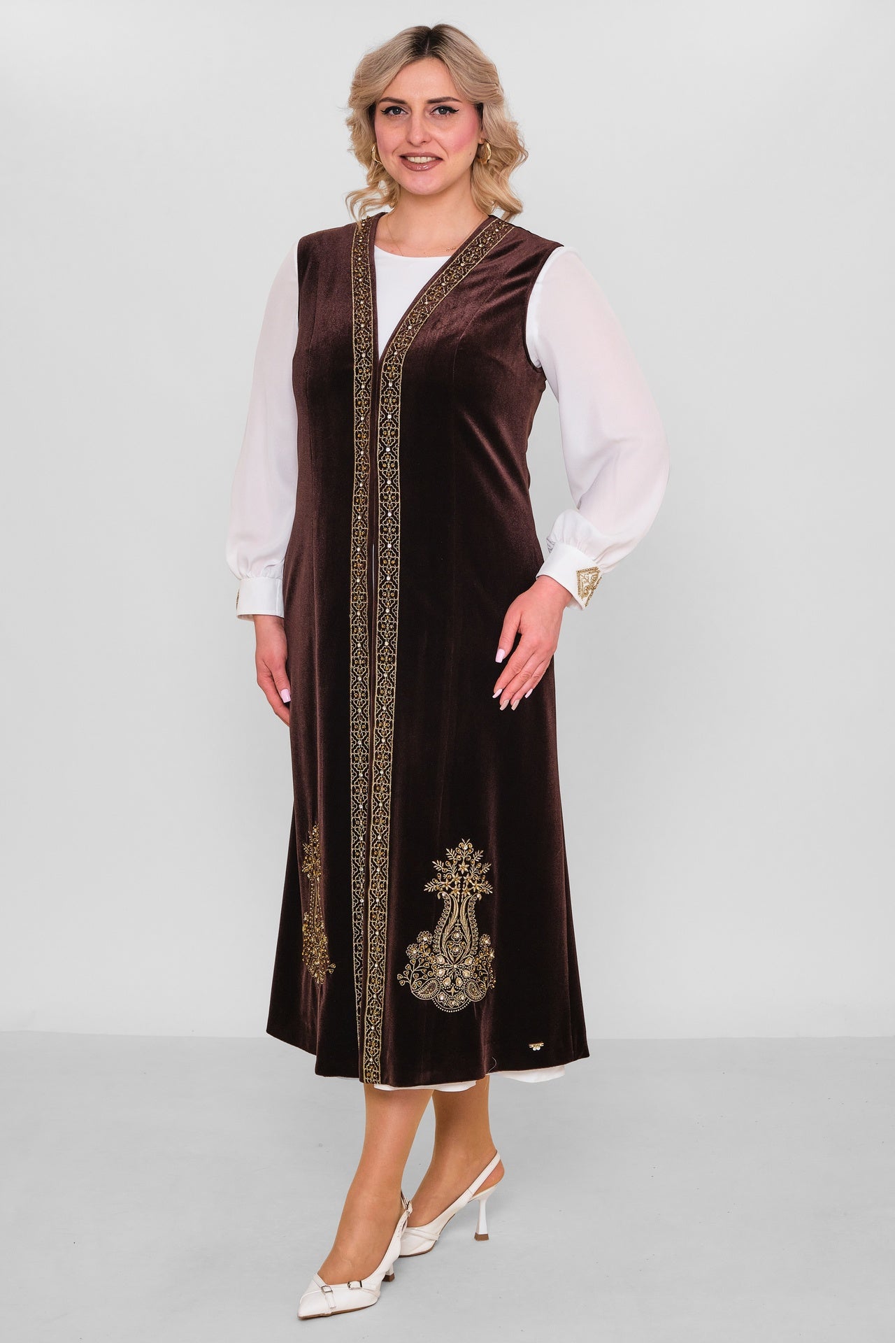 Ksas - Plus Size Cardigan (KSASEH-32) - 8690200182457