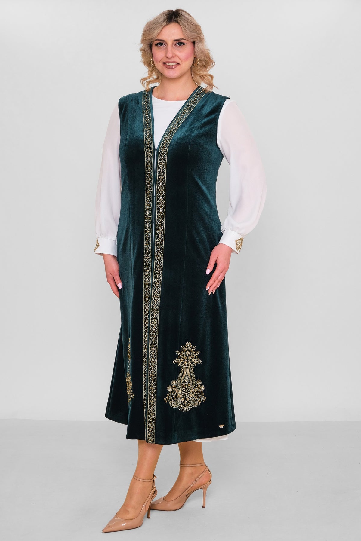 Ksas - Plus Size Cardigan (KSASEH-32) - 8690200182464