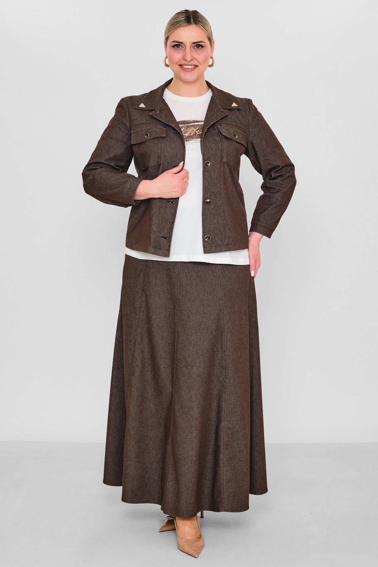 Elitline - Plus Size Suit (ELT26Y7-34-4072) - 8690200182525