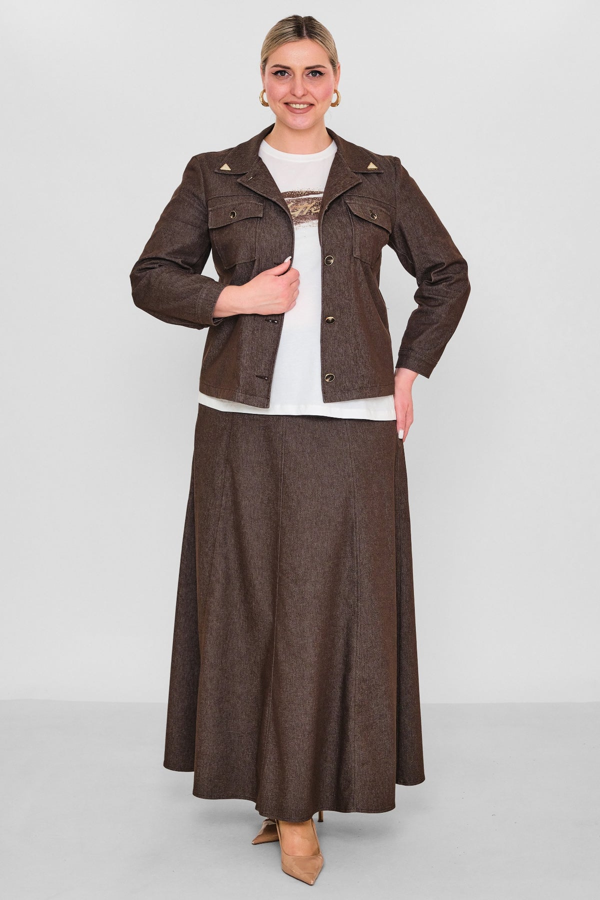 Elitline - Plus Size Suit (ELT26Y7-34-4072) - 8690200182525