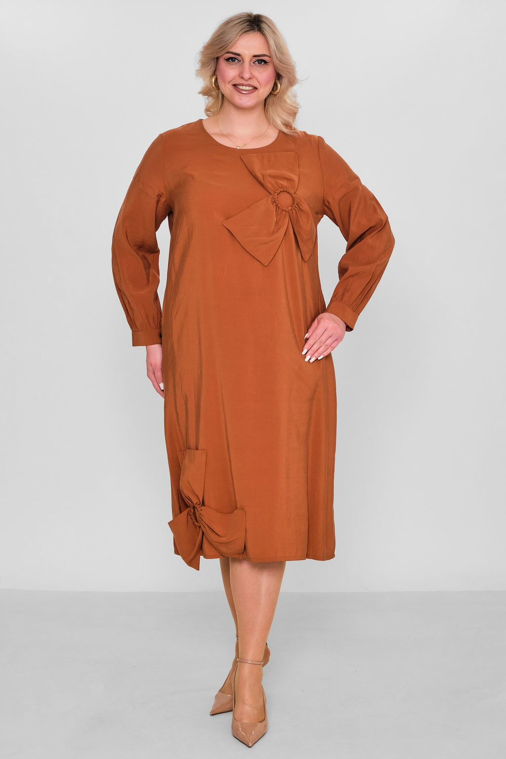 Ebberro - Plus Size Dress (EBR26Y26706BB) - 8690200182662