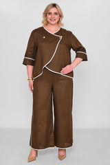 Laluce - Plus Size Blouse (L2.Y26.BLZ.2B204) - 8690200182846