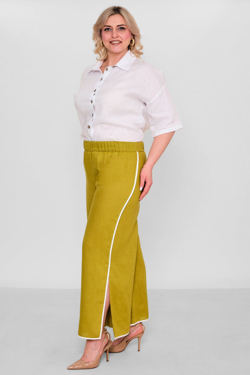Laluce - Plus Size Trousers (L2.Y26.PNT.2P242) - 8690200182884