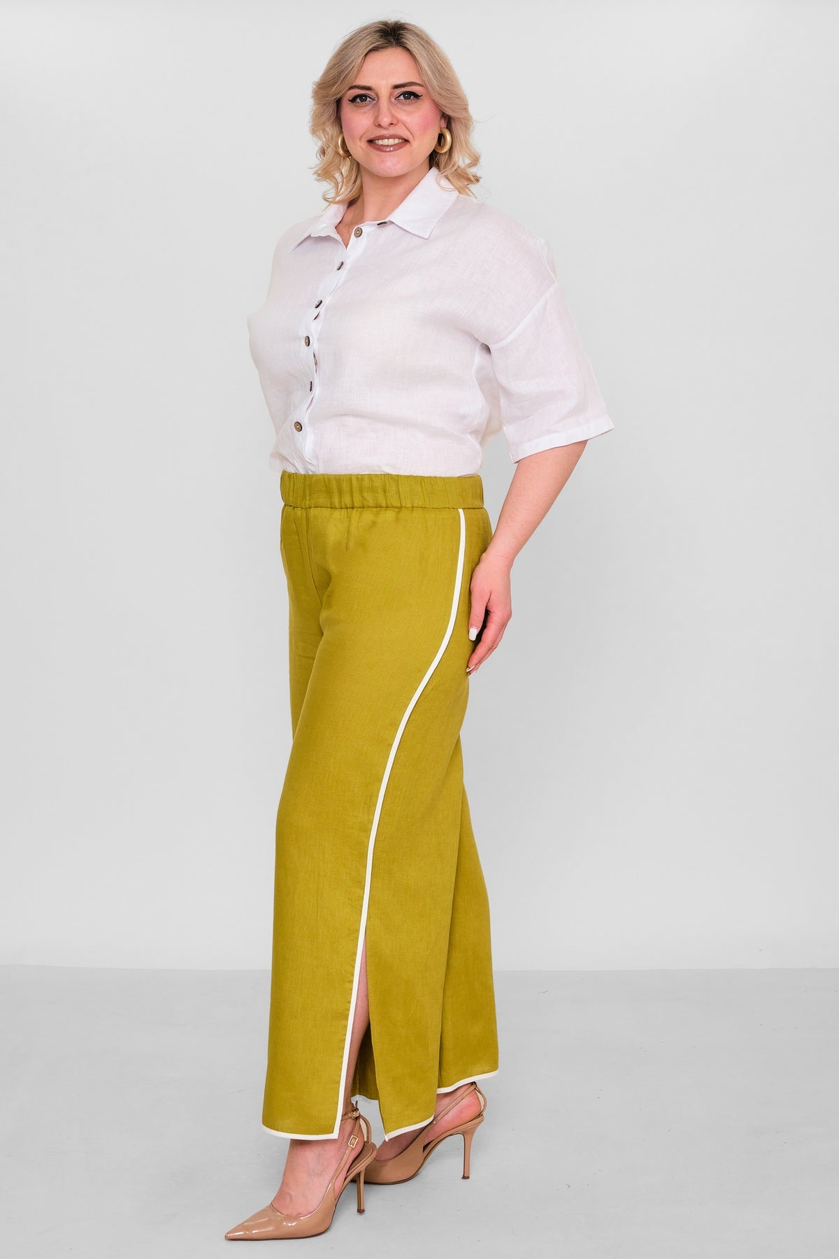 Laluce - Plus Size Trousers (L2.Y26.PNT.2P242) - 8690200182884