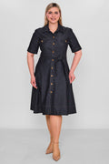 Elitline - Plus Size Dress (ELT26Y8-34-4003) - 8690200183386