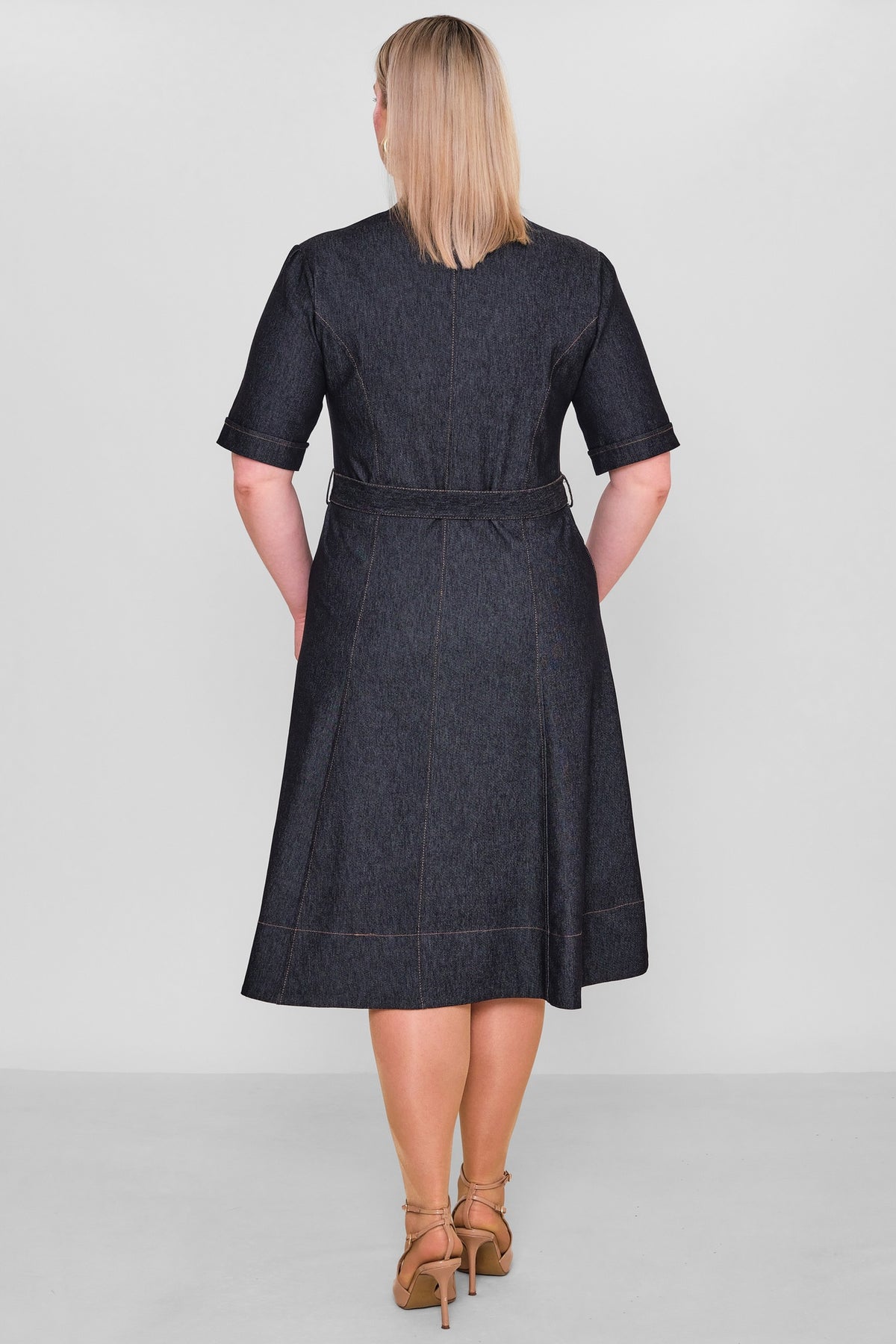 Elitline - Plus Size Dress (ELT26Y8-34-4003) - 8690200183386