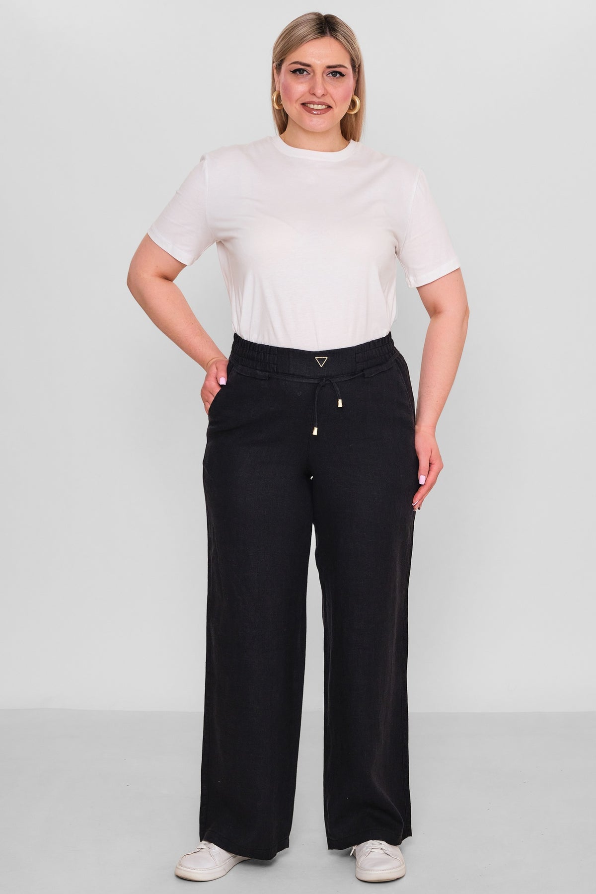 Elitline - Plus Size Trousers (ELT26Y1-58-4102) - 8690200183393