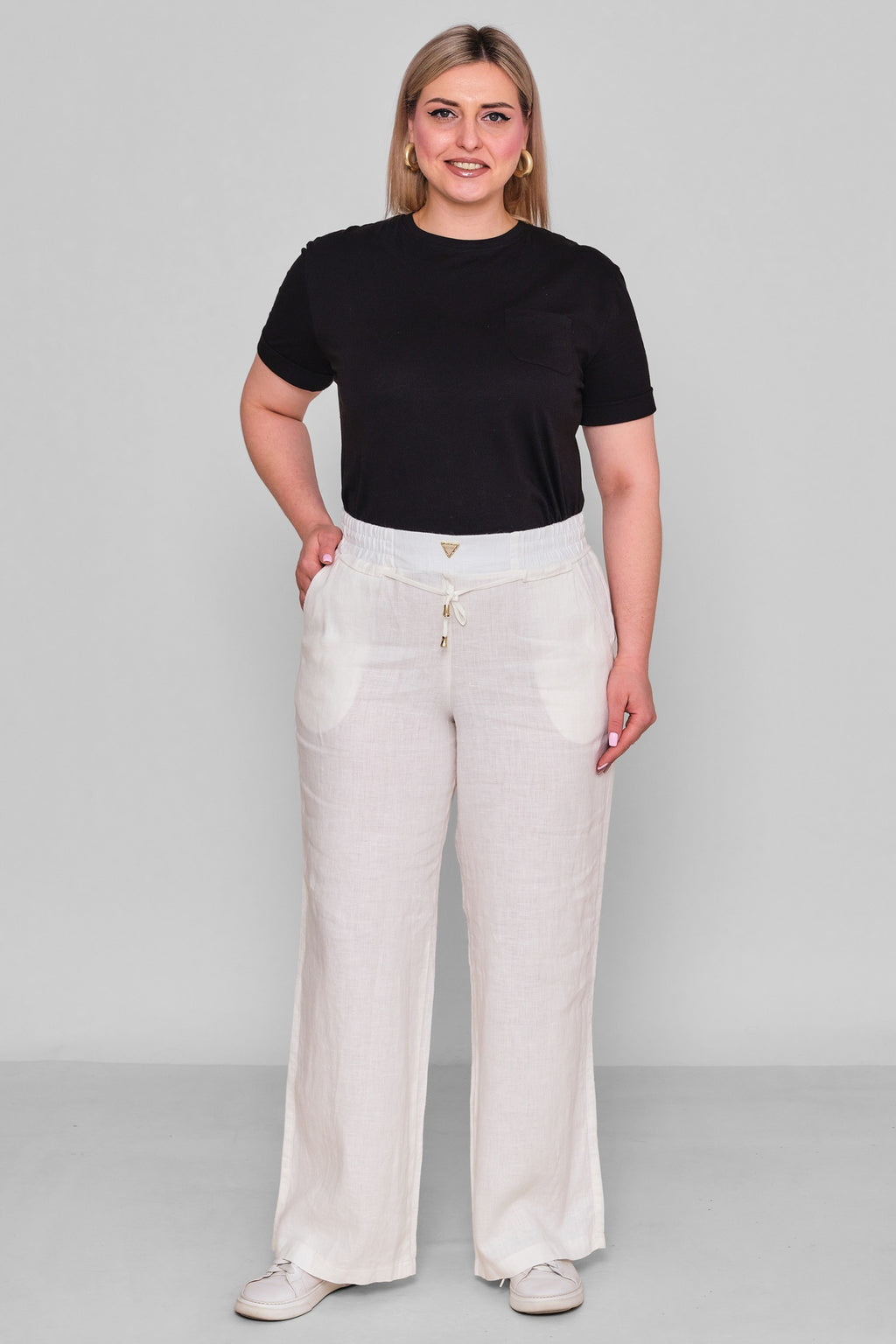 Elitline - Plus Size Trousers (ELT26Y1-58-4102) - 8690200183409