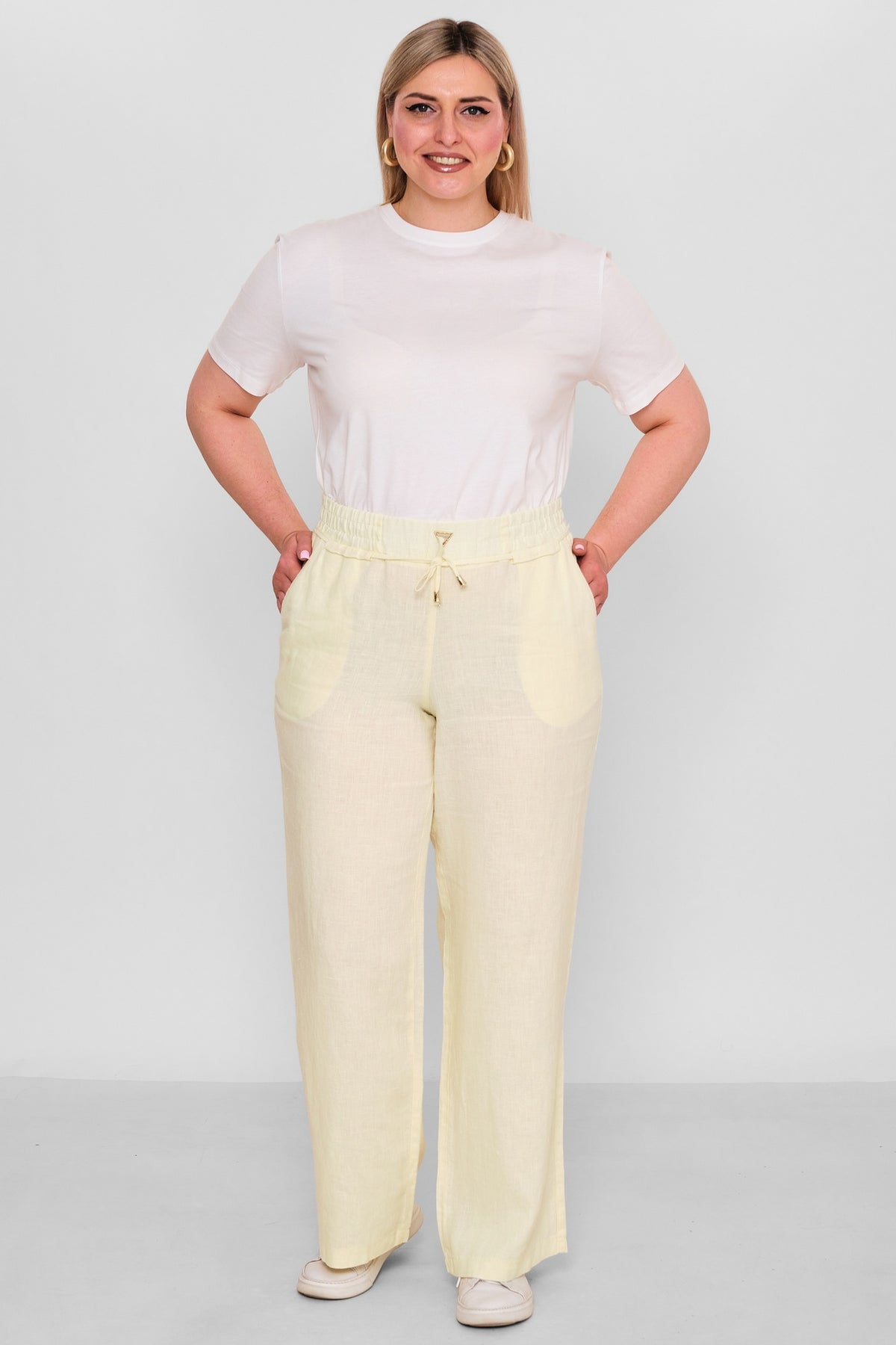 Elitline - Plus Size Trousers (ELT26Y1-58-4102) - 8690200183423